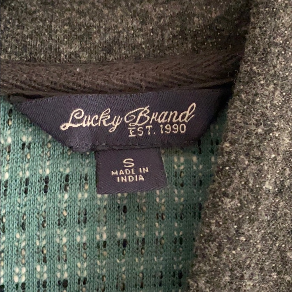 Lucky Brand women’s Bomber grey & blue jacket. - Picture 2 of 6